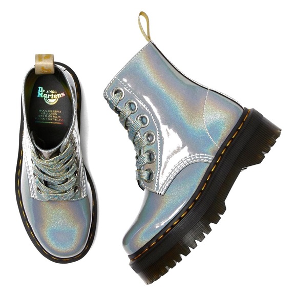 Dr. Martens | Shoes | Dr Martens Vegan Molly Rainbow Platform Boots |  Poshmark